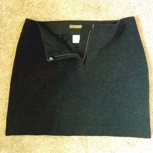 J. Crew Wool Mini Skirt